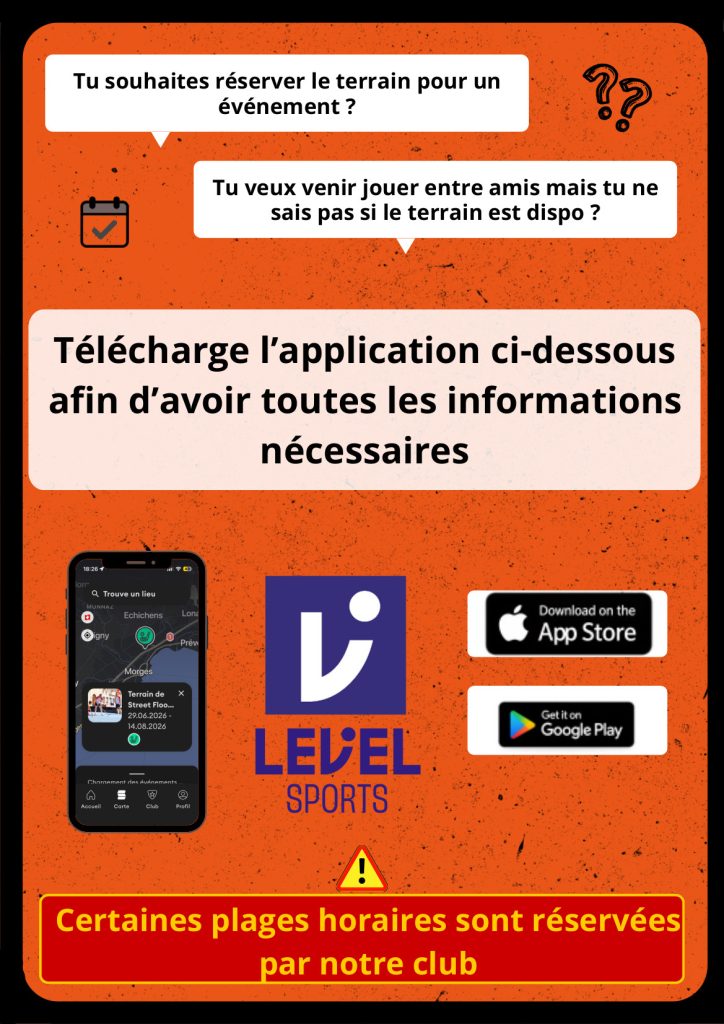 Street Unihockey à Morges : un terrain libre et gratuit tout l'été ! street unihockey 2026 3